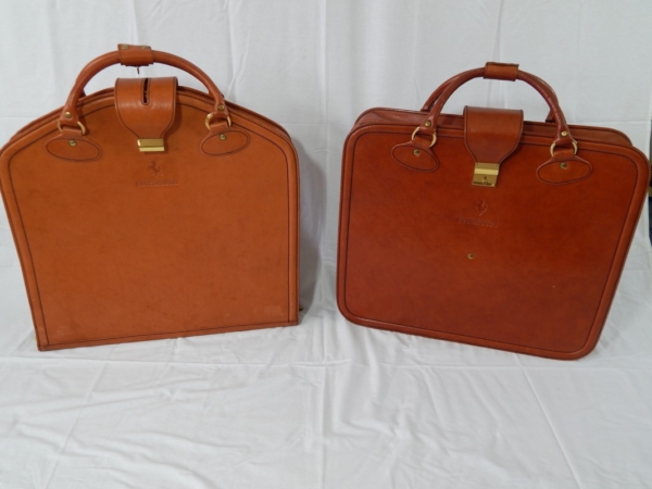 Ferrari Testarossa Complete 6 Piece Schedoni Leather Luggage Set