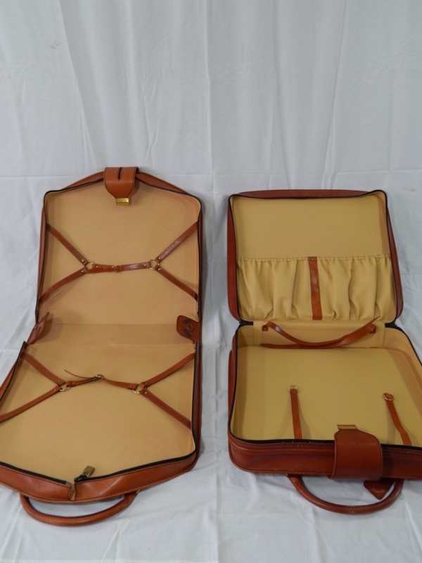 Ferrari Testarossa Complete 6 Piece Schedoni Leather Luggage Set