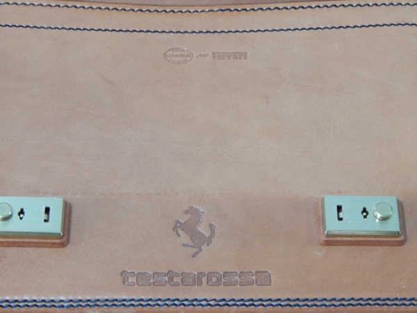 Ferrari Testarossa Complete 6 Piece Schedoni Leather Luggage Set