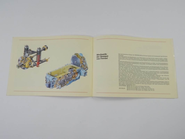 Ferrari Testarossa Press Pack