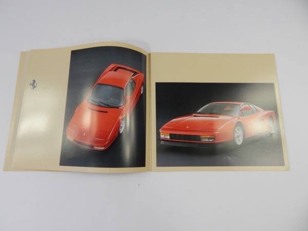 Ferrari Testarossa Sales Brochure