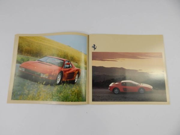 Ferrari Testarossa Sales Brochure