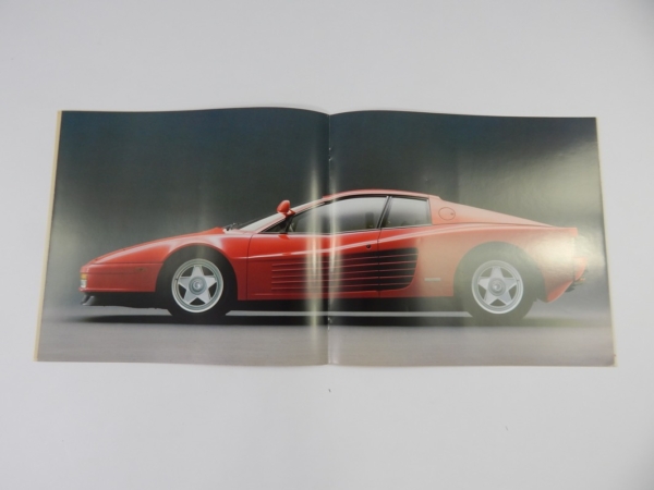 Ferrari Testarossa Sales Brochure