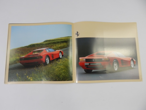 Ferrari Testarossa Sales Brochure