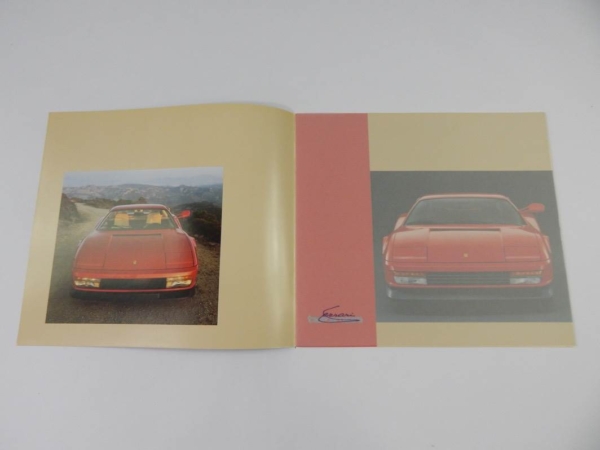 Ferrari Testarossa Sales Brochure
