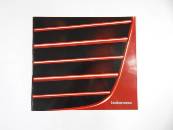 Ferrari Testarossa Sales Brochure