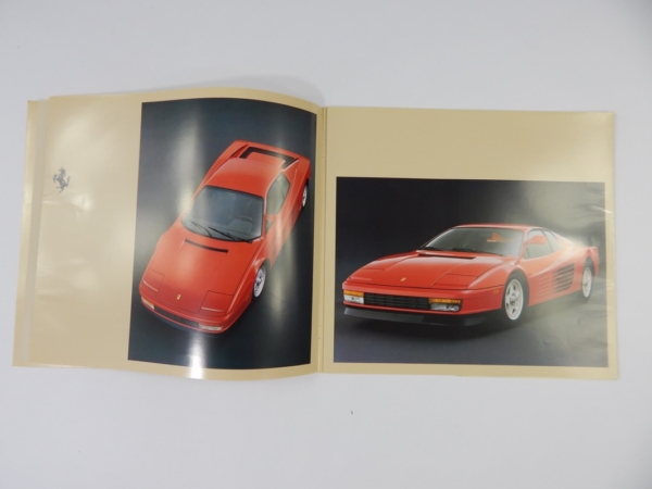 Ferrari Testarossa Sales Brochure