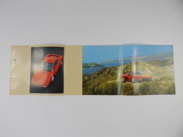 Ferrari Testarossa Sales Brochure