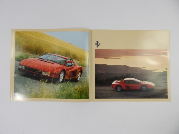 Ferrari Testarossa Sales Brochure