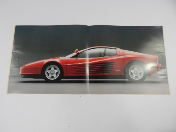 Ferrari Testarossa Sales Brochure