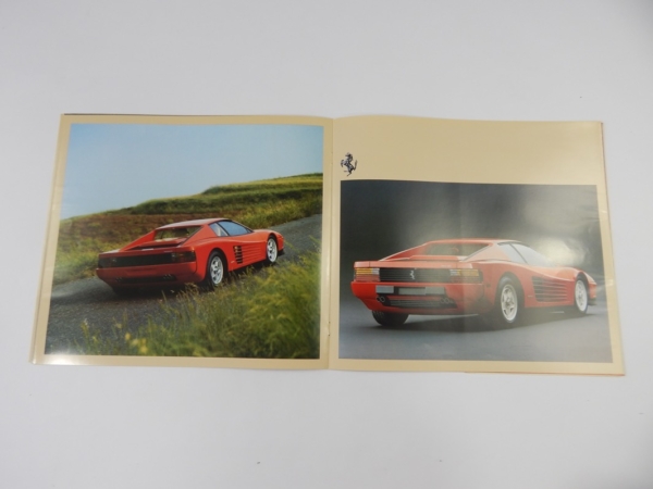 Ferrari Testarossa Sales Brochure