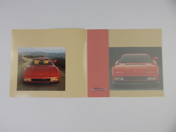 Ferrari Testarossa Sales Brochure