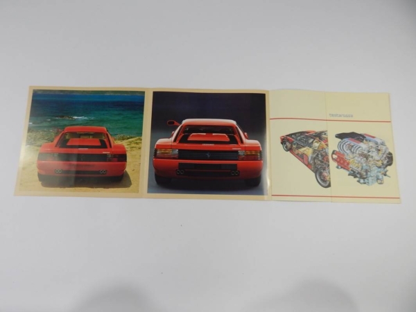 Ferrari Testarossa Sales Brochure