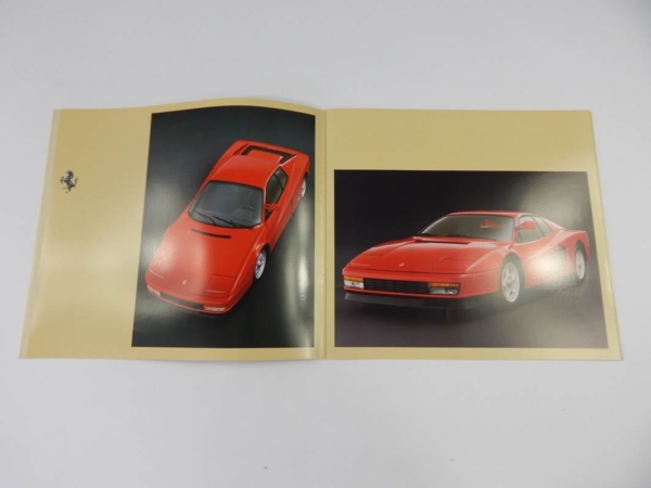 Ferrari Testarossa Sales Brochure