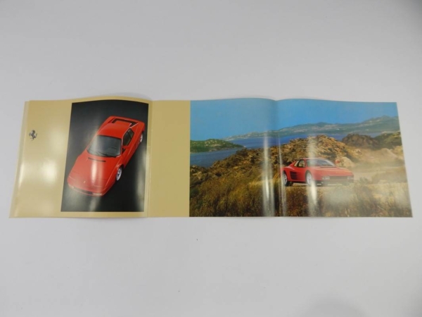 Ferrari Testarossa Sales Brochure