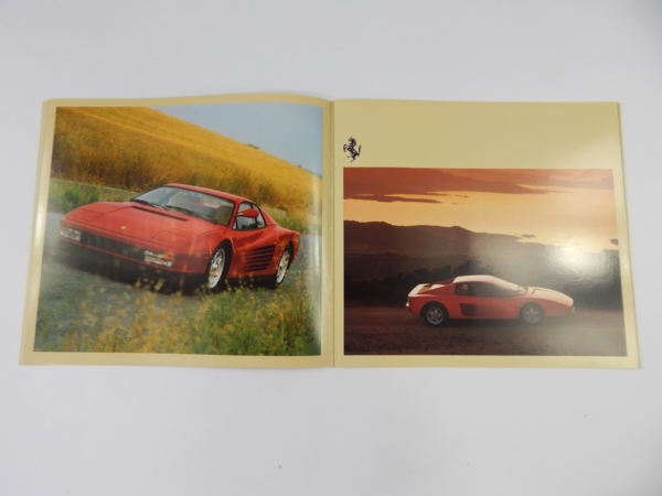 Ferrari Testarossa Sales Brochure