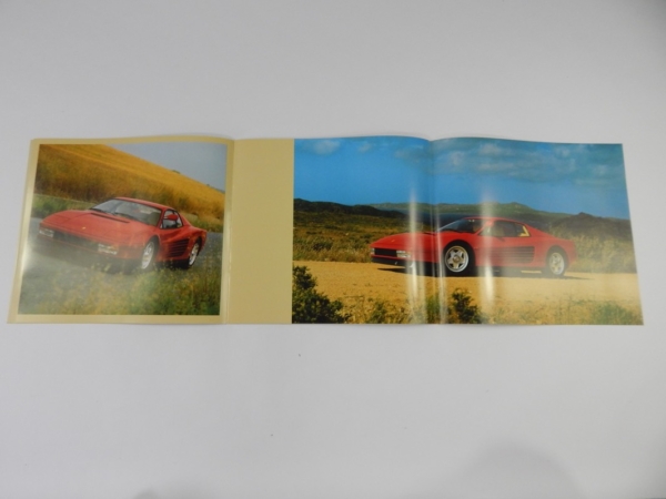 Ferrari Testarossa Sales Brochure