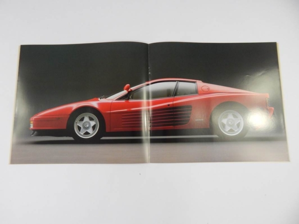 Ferrari Testarossa Sales Brochure