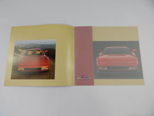 Ferrari Testarossa Sales Brochure