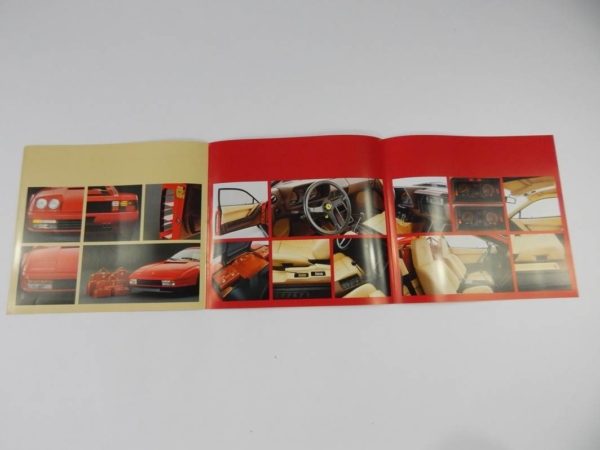Ferrari Testarossa Sales Brochure