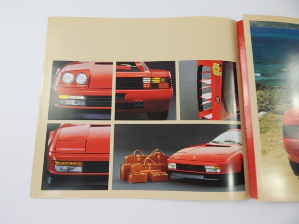 Ferrari Testarossa Sales Brochure