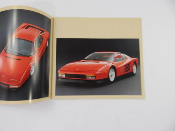 Ferrari Testarossa Sales Brochure