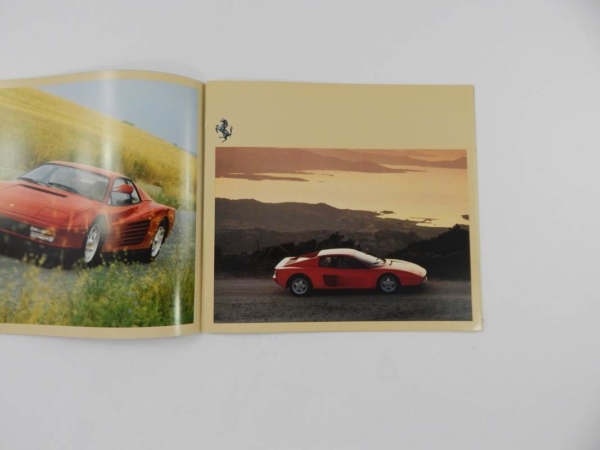 Ferrari Testarossa Sales Brochure