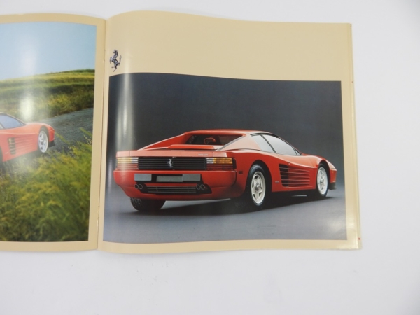 Ferrari Testarossa Sales Brochure