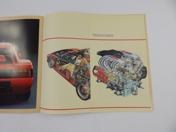 Ferrari Testarossa Sales Brochure