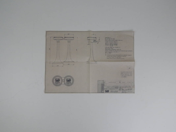 Ferrari FIAMM Serie 3000 Horn Set Blueprint