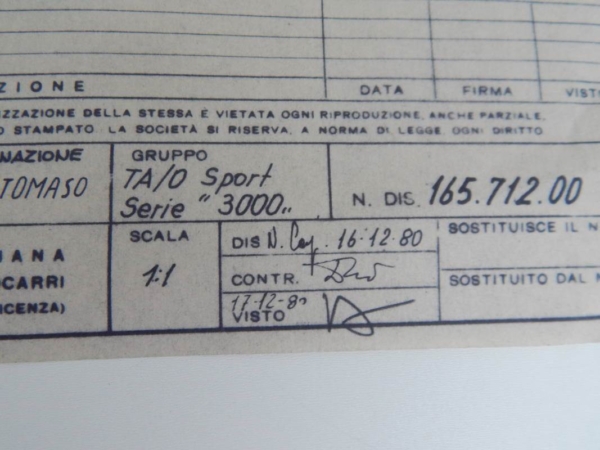Ferrari FIAMM Serie 3000 Horn Set Blueprint