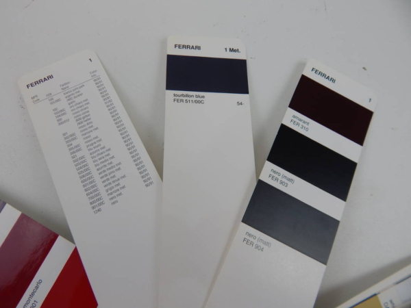 Ferrari Glasurit Paint Sample Swatch 1992/3
