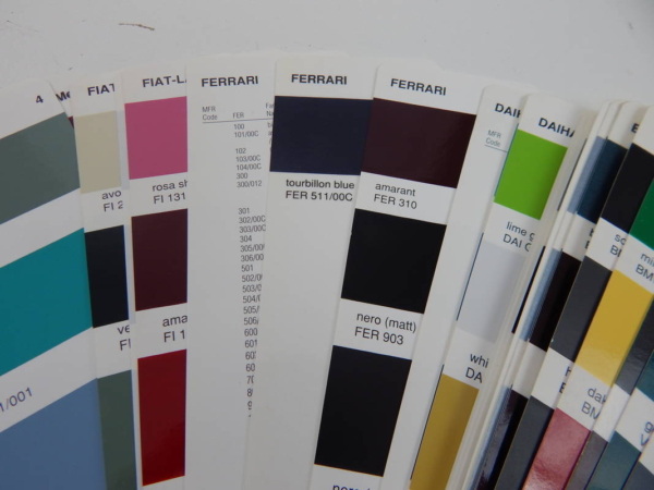 Ferrari Glasurit Paint Sample Swatch 1992/3