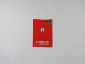 Maserati Biturbo Sales Brochure