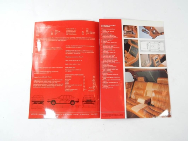 Maserati Biturbo Sales Brochure