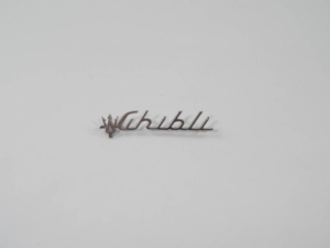 Maserati Ghibli Rear Script Badge Emblem