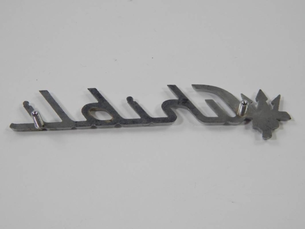 Maserati Ghibli Rear Script Badge Emblem