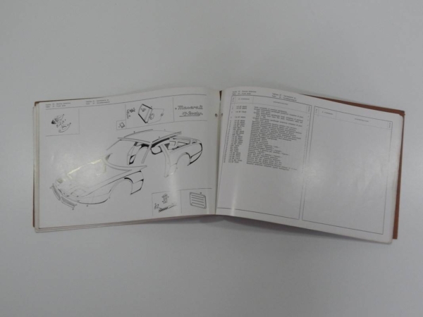 Maserati Indy Spare Parts Manual