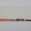Maserati Mistral Sales Brochure