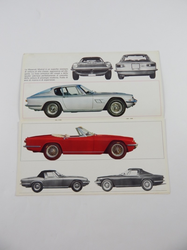 Maserati Mistral Sales Brochure