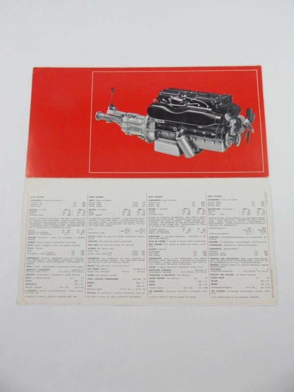 Maserati Mistral Sales Brochure
