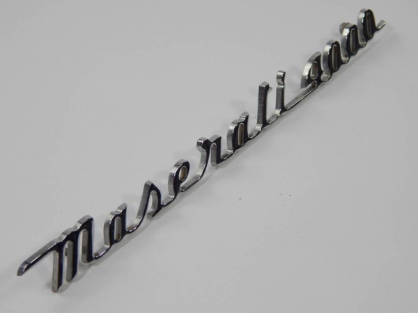 Maserati Quattroporte 4000 Rear Script Badge Emblem