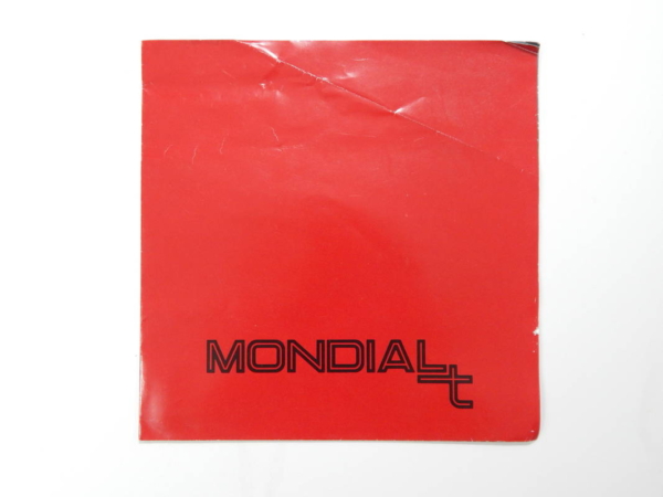 Ferrari Mondial T Sales Brochure
