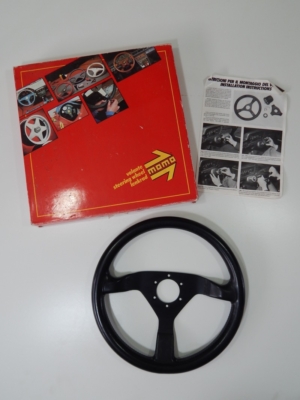 NOS Ferrari 308 MOMO Steering Wheel in MOMO Box
