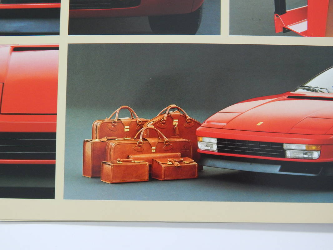 Original Ferrari Testarossa Sales Brochure - Classic Ferrari Parts