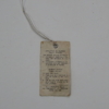 Original Veglia Borletti Ferrari Clock Tag 246 Dino
