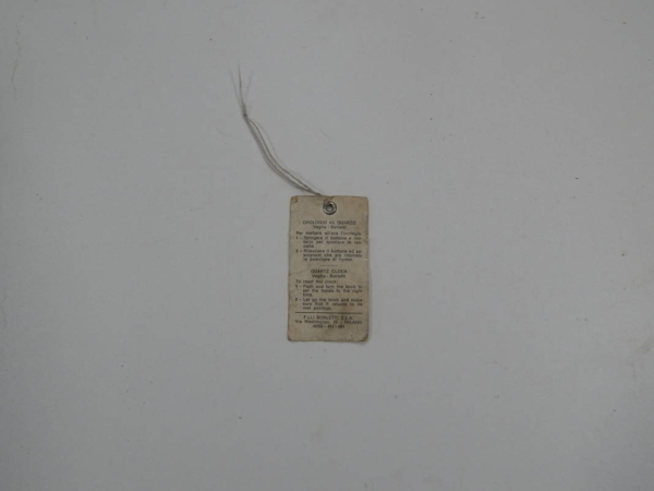 Original Veglia Borletti Ferrari Clock Tag 246 Dino