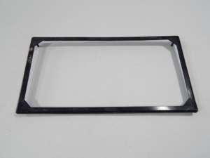1960’s Ferrari Black Rear Number Plate Housing Bracket Surround12” x 6.5” (31cm x 16cm)