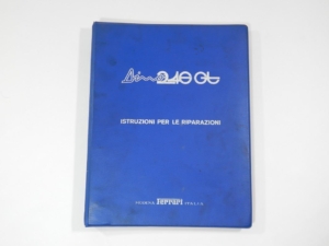 Ferrari 246 Dino “Istruzioni Per Le Riparazioni” Spare Parts Catalogue Binder Folder Manual