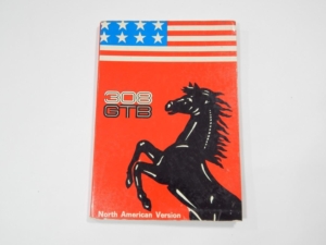 Ferrari 308 GTB US USA Spec Owner’s Manual Handbook